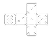 线切割骰子,线切割图纸免费下载